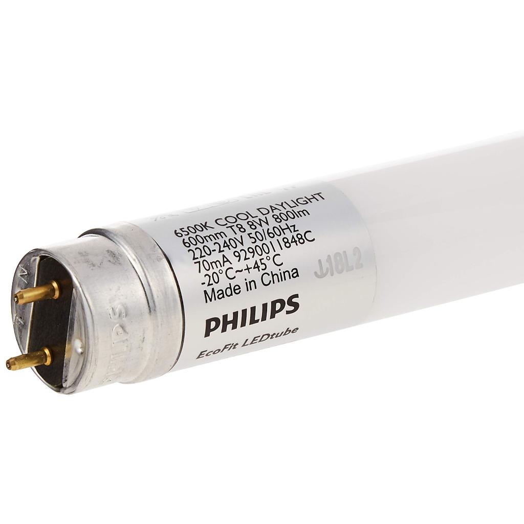 Lampu Philips TL Led Tube T8 Ecofit 8 Watt 600mm