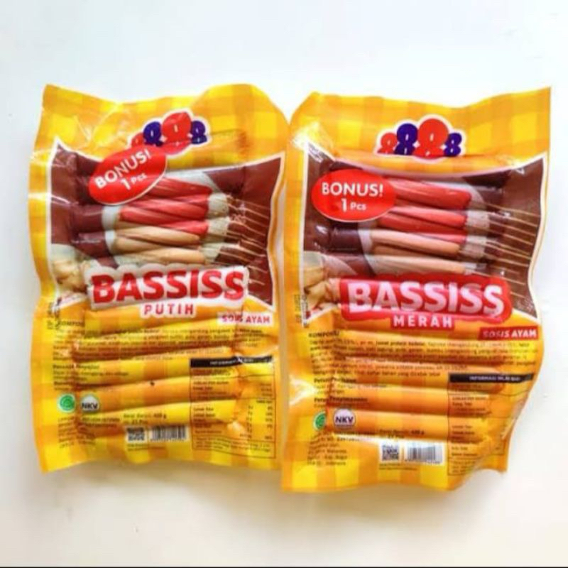 

sosis bassis ayam putih isi 21pcs/pack
