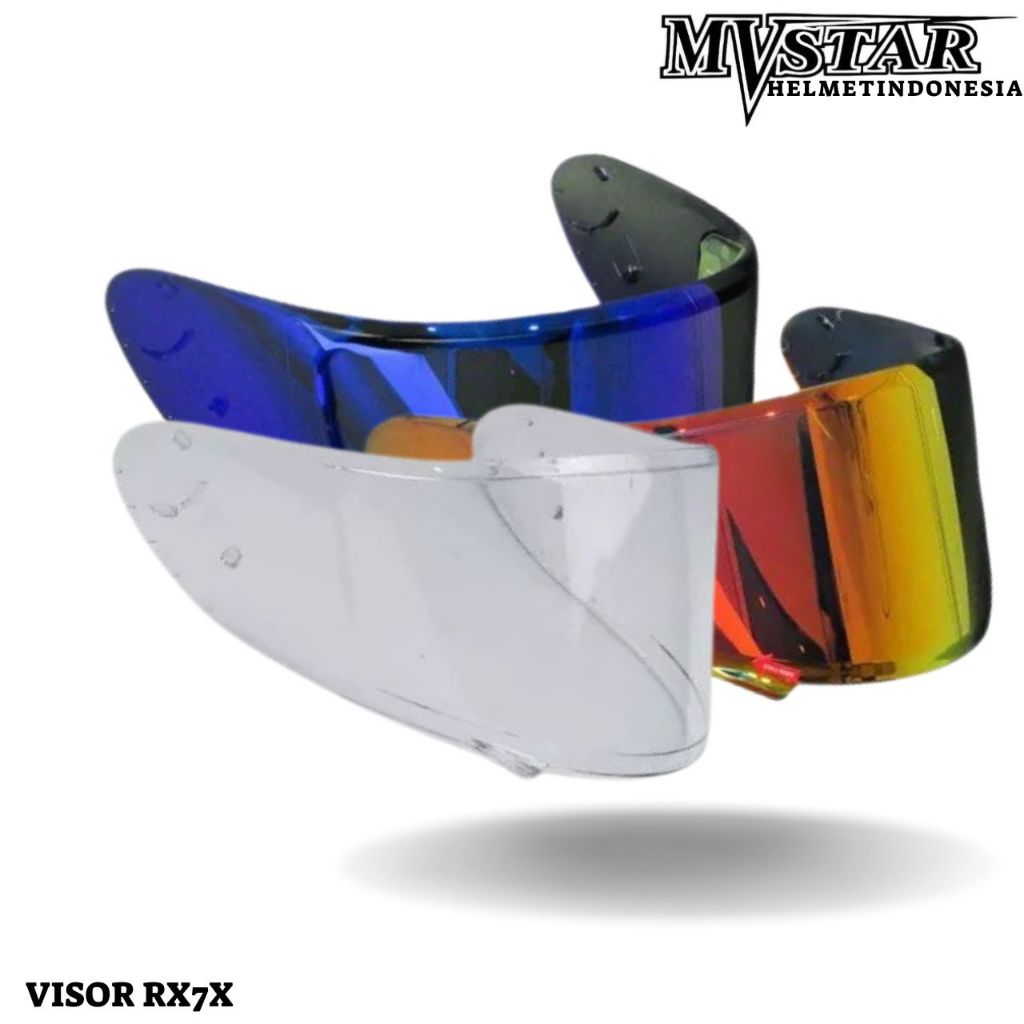VISOR HELM Scott RX-7 / rx7 / SHOEI X14 / waterproof FREE anti fog / Helm Full Face IRIDIUM