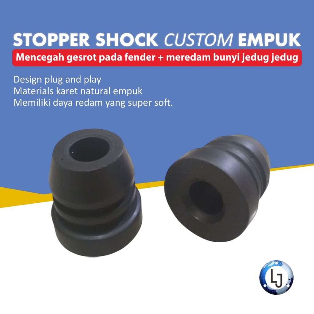 Bumper Stopper Shock Depan super empuk  Avanza Futura cary Timor Vios dll 1set isi 2