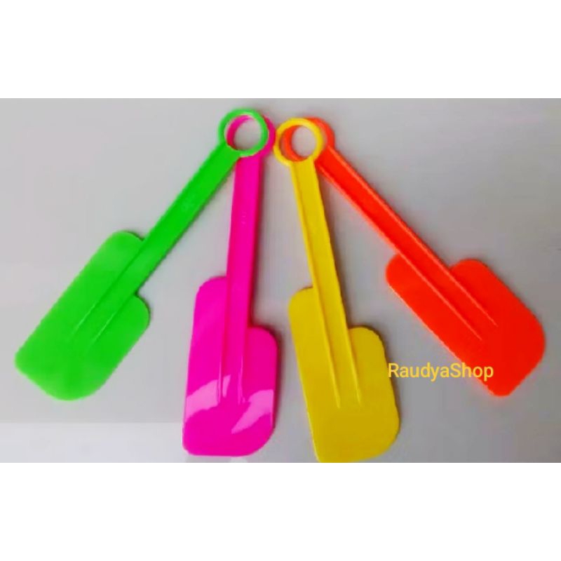 ( 1 lusin ) SOLET PLASTIK / SPATULA PLASTIK / SOLET SAMBAL
