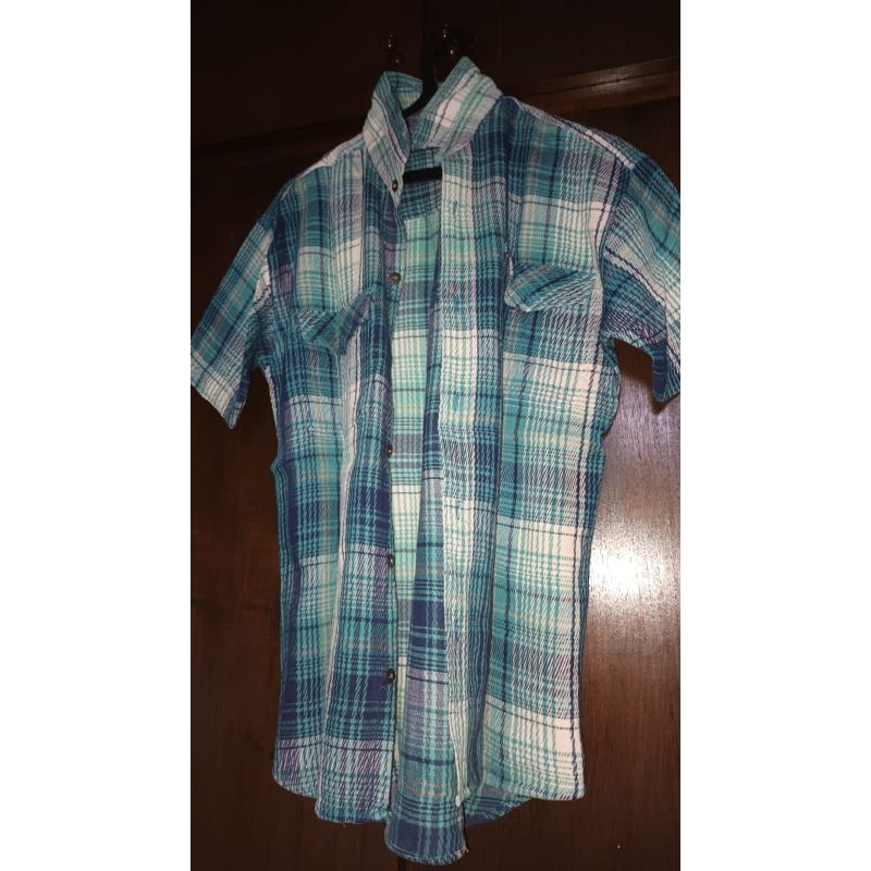 Preloved kemeja motif kemeja motif second