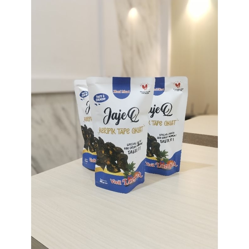 

Oleh Oleh Khas Lombok NTB Keripik Tape Coklat Manis