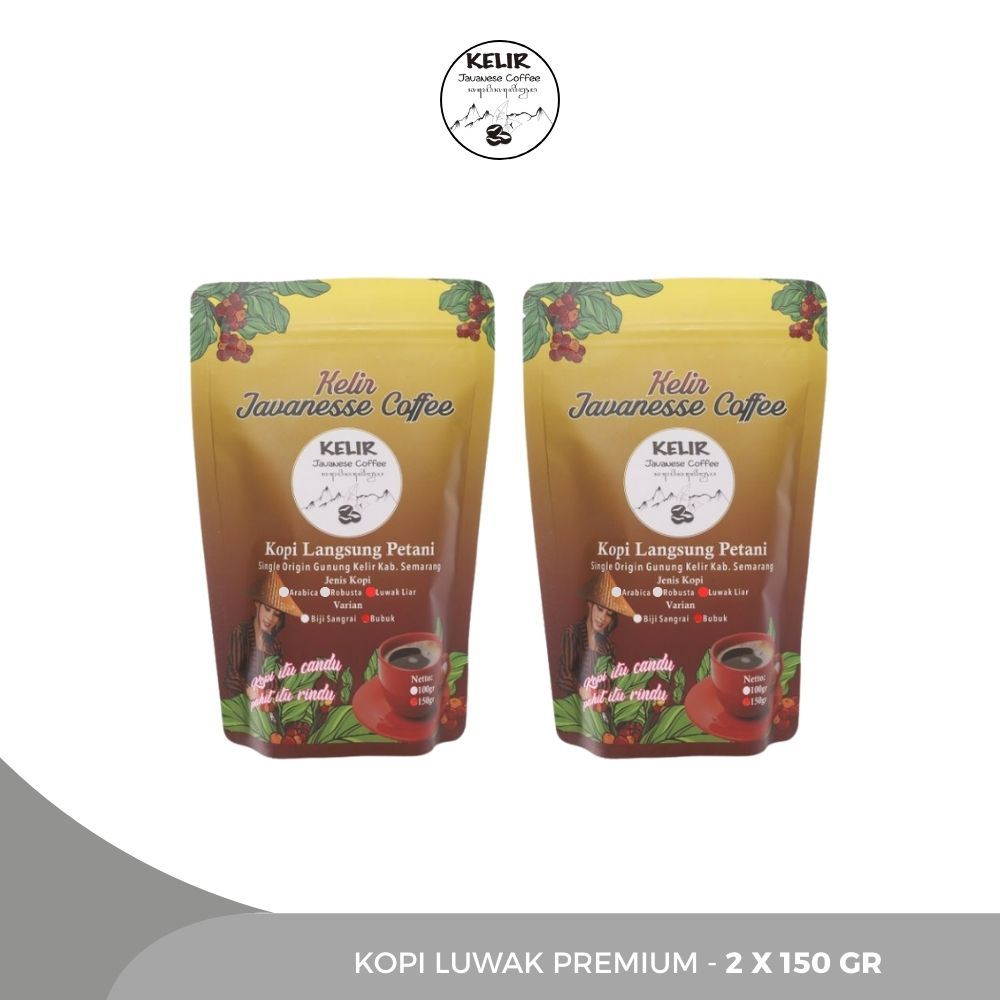 

KELIR JAVANESE COFFEE - Kopi Luwak Premium - 150 Gram