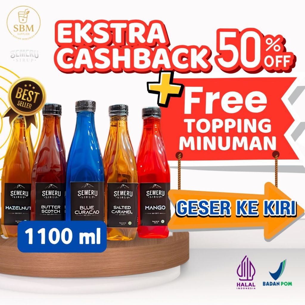

Delifru Syrup Buttercotch - Sirup Butterscotch 500 ml | Syrup Semeru