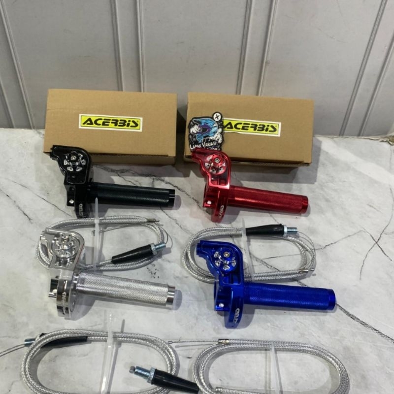 Gas Spontan Acerbis universall rx king ninja rr ss mio beat vario klx dtrcker Gas Spontan Acerbis Fu