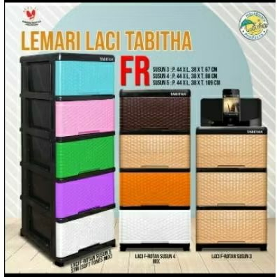 LACI ROTAN FR TABITHA | LACI ROTAN PLASTIK | LACI KUAT
