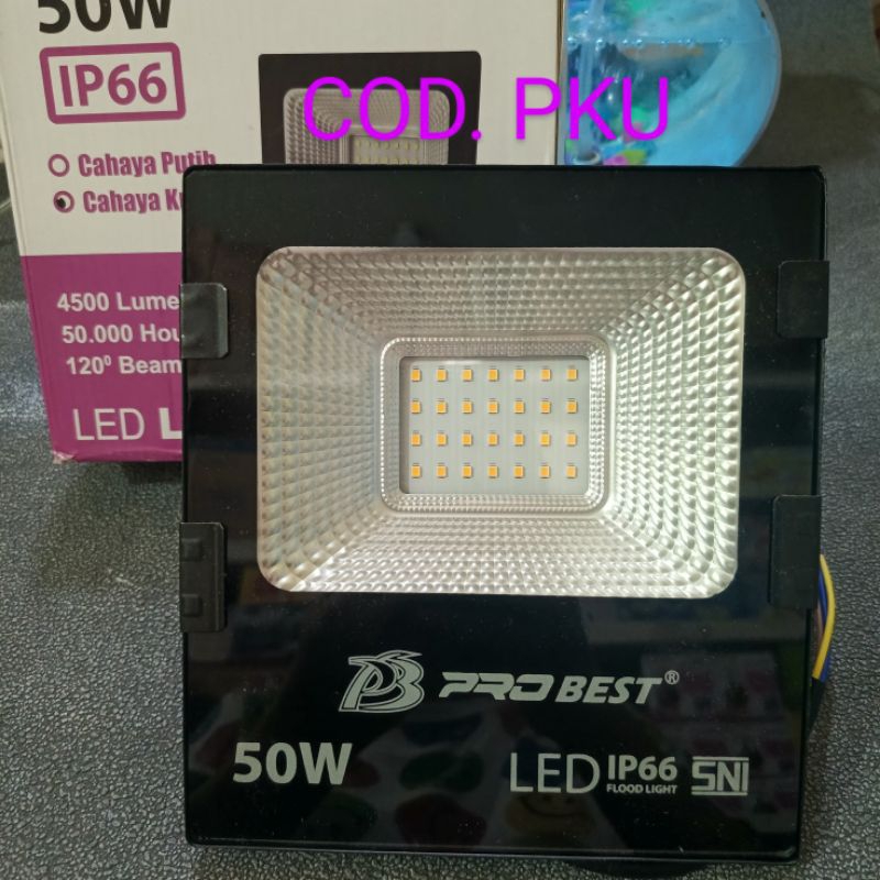 Lampu led sorot 50watt kuning/Kap sorot