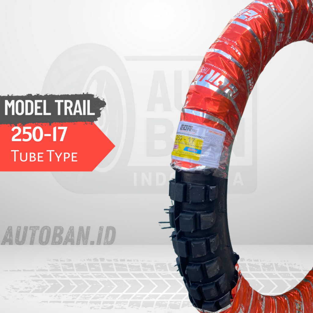 EGR Ban Motor Trail  250-17  Full Press Tube Type Model Trail – Ban Kuat & Murah Berkualitas