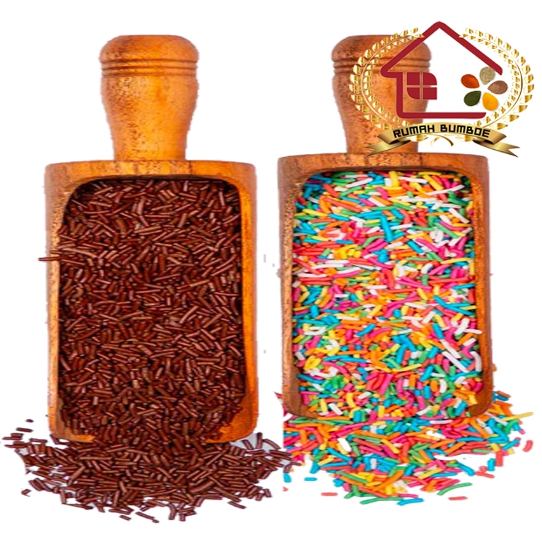 

(1 kg) MESES Coklat atau Meses Warna Warni Kualitas Bagus