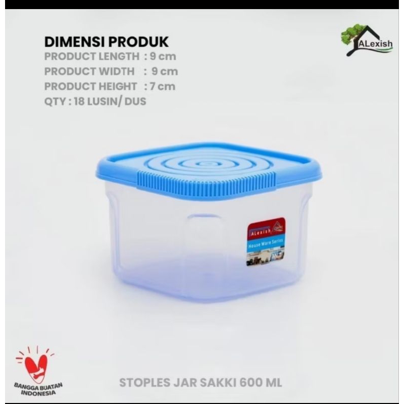 TOPLES SAKKI MAKANAN ALEXIS 600 1000 1,5