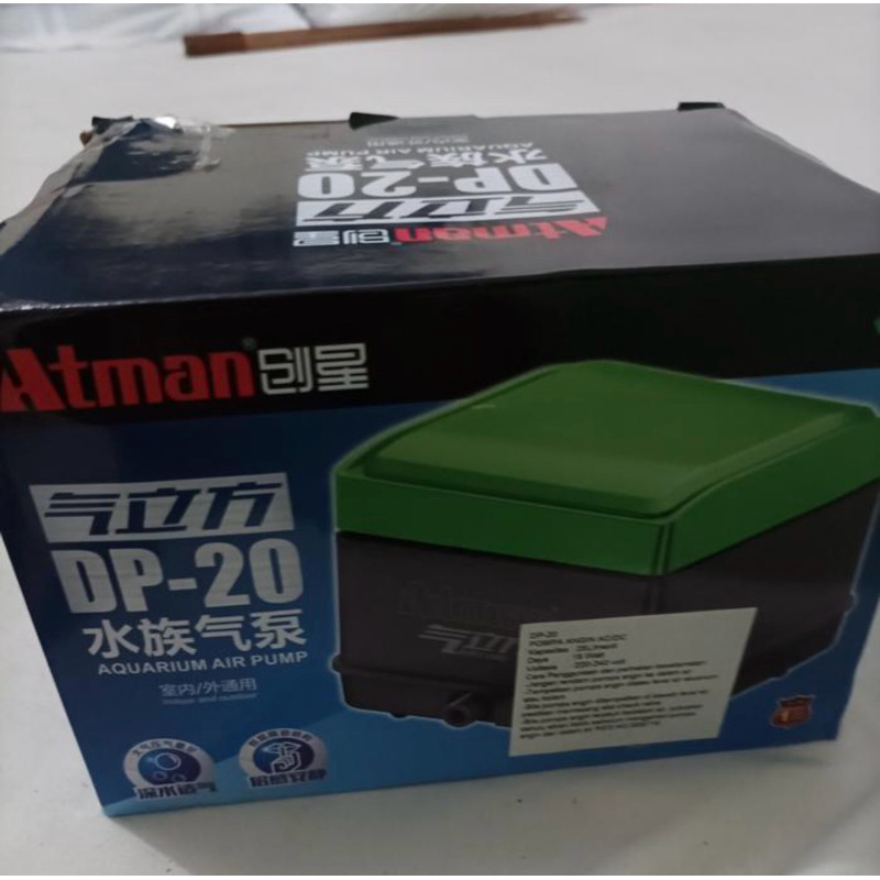 Air Pump Kolam Ikan ATMAN DP-20 Aerator