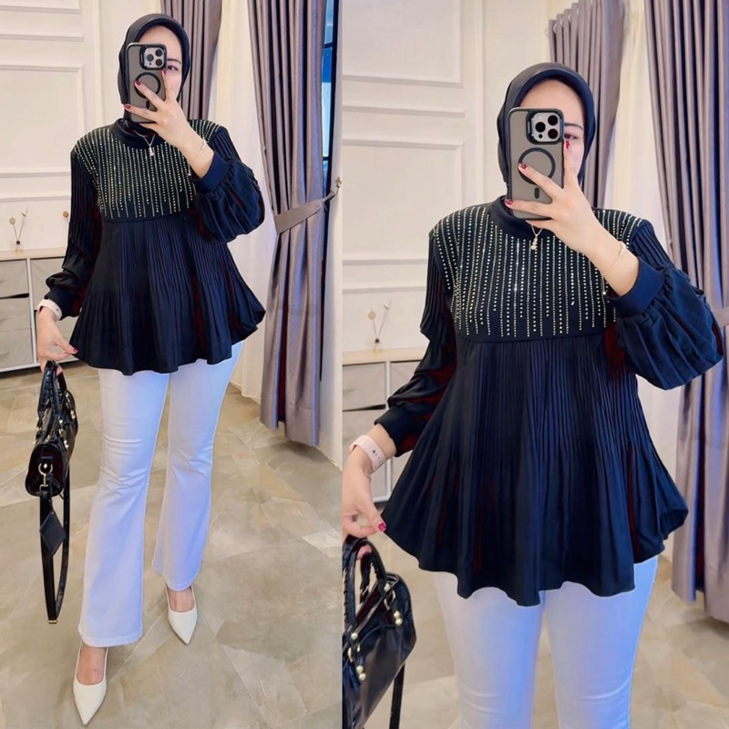 KHAILEENA BLOUSE / BLOUSE WANITA / BLOUSE KANTORAN / ATASAN WANITA / BAJU CEWEK / BAJU KANTOR / ATAS