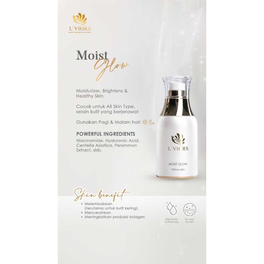 L'VIORS Moist Glow (LVIORS Serum Pelembab Pencerah 50ml)