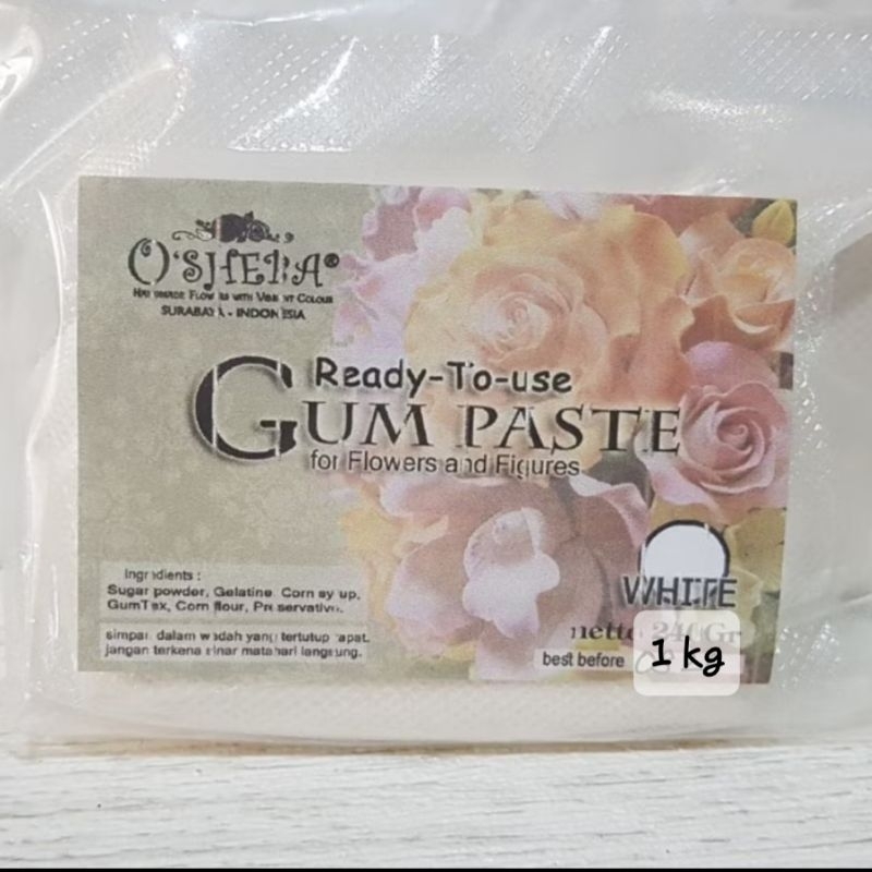

[osheba] gumpaste siap pakai kemasan 1kg