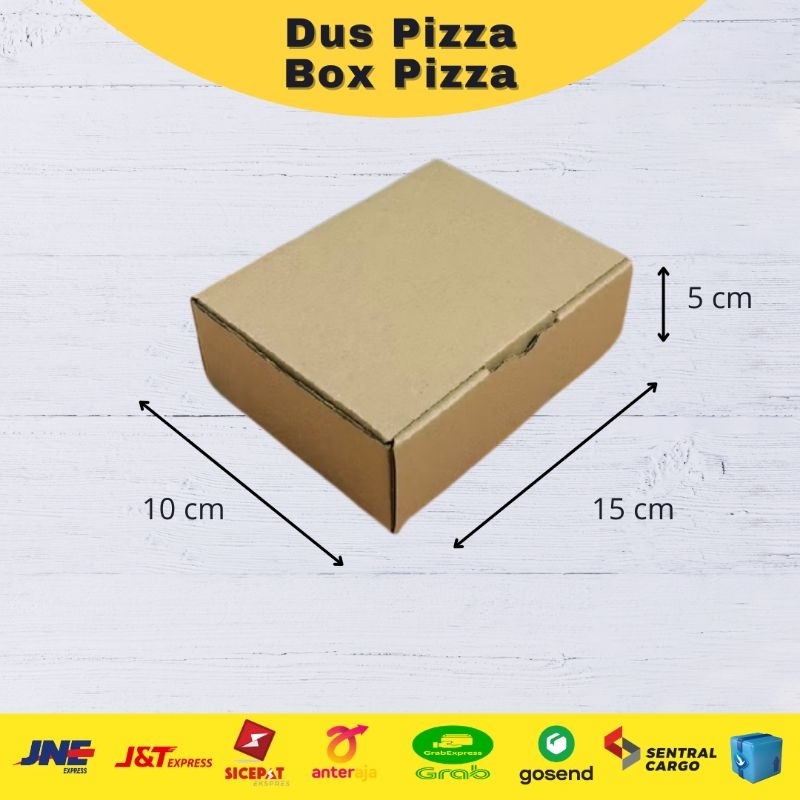 

Dus Pizza 15x10x5 cm Box Pizza diecut box kotak kemasan