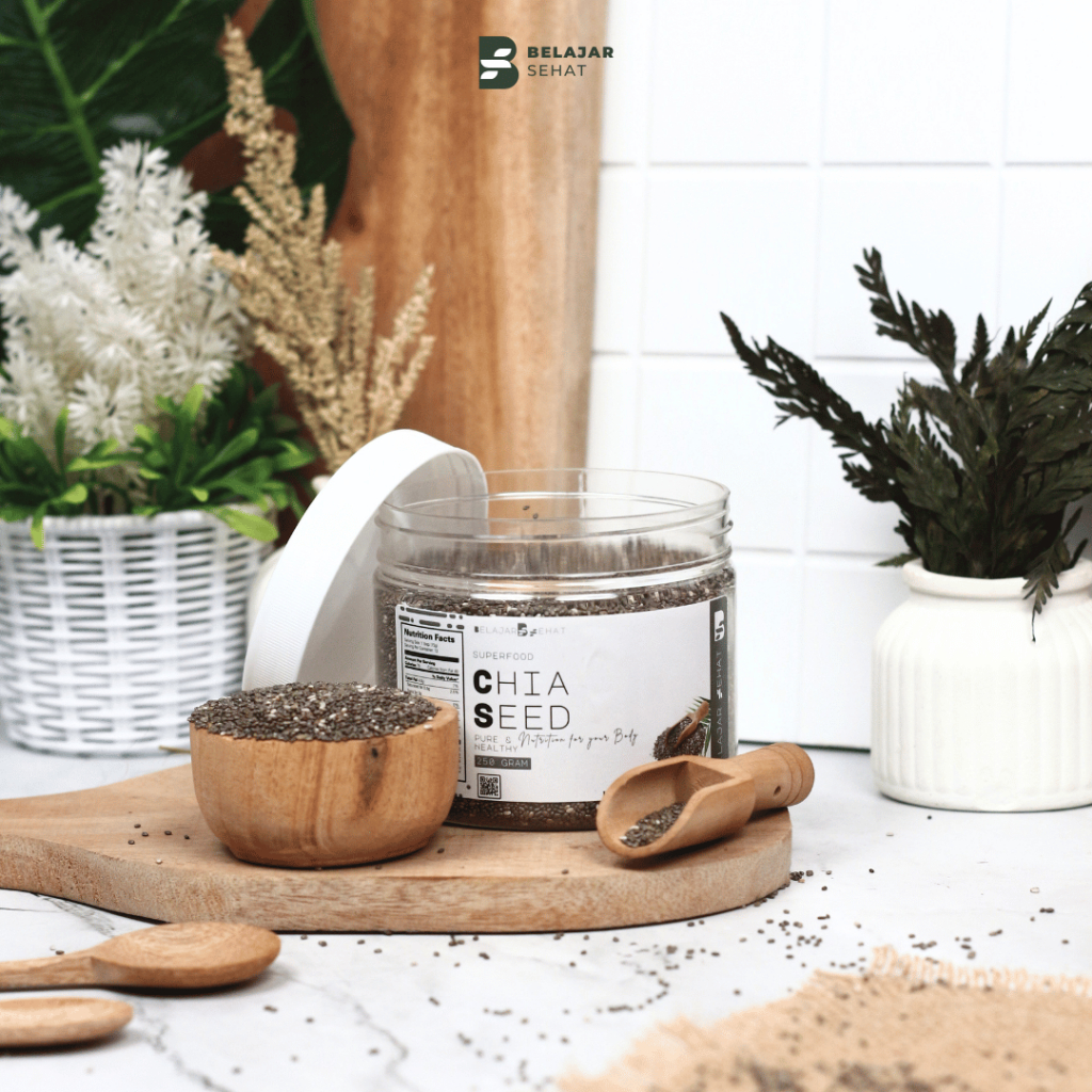 

Ay00! Chia Seed Jar 250G Natural Chiaseed Ciaseed MPASI Superfood Diet Belajar Sehat