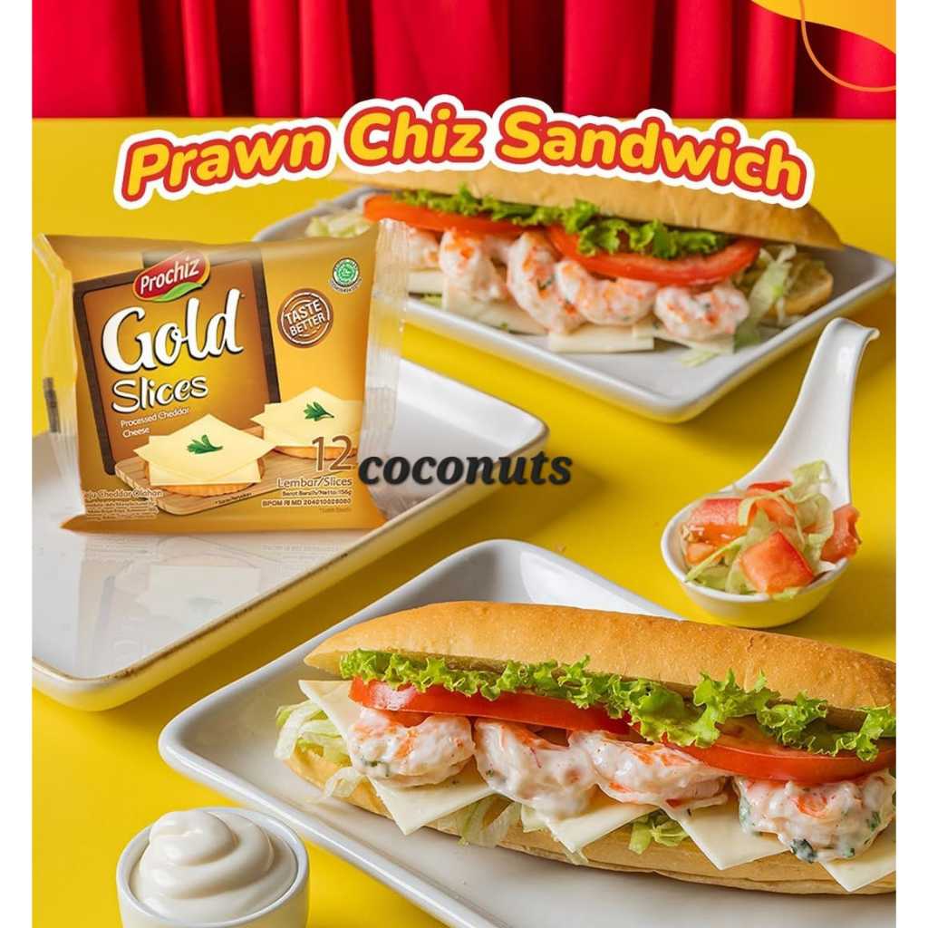 

Keju PROCHIZ Gold Slices 12's