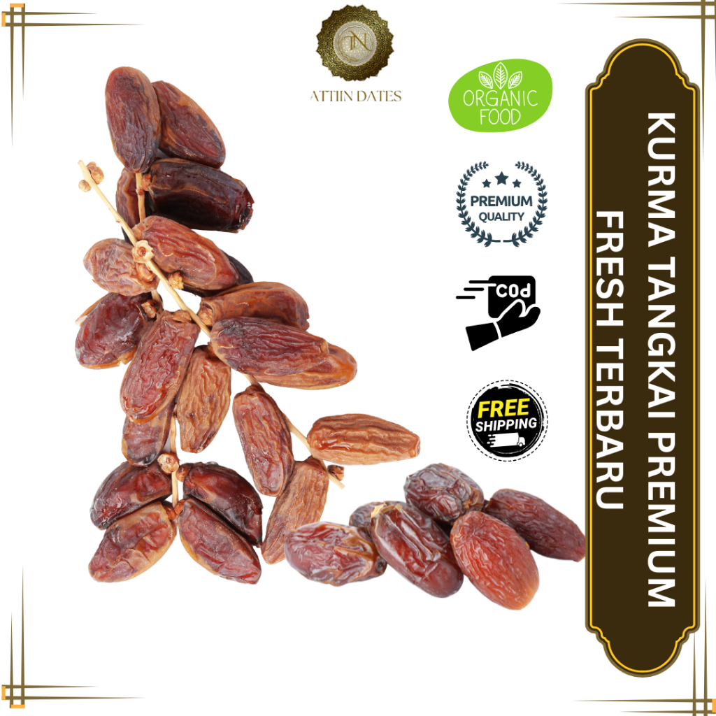 

KURMA TANGKAI PREMIUM / KURMA TUNISIA TANGKAI / KURMA PALMFRUTT