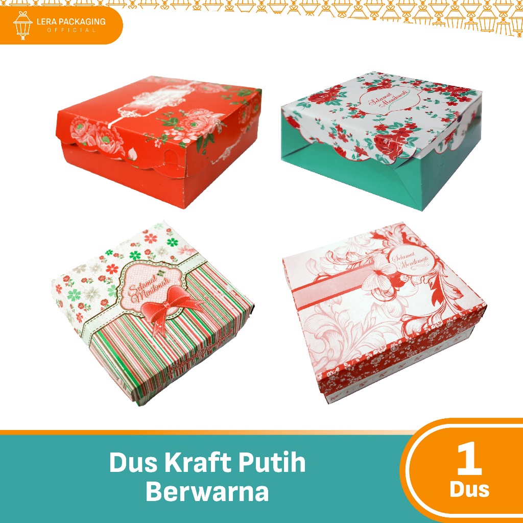 

Dus PUTIH Printing - DUS KUE / KOTAK NASI / KOTAK SNACK (NON - LAMINASI)