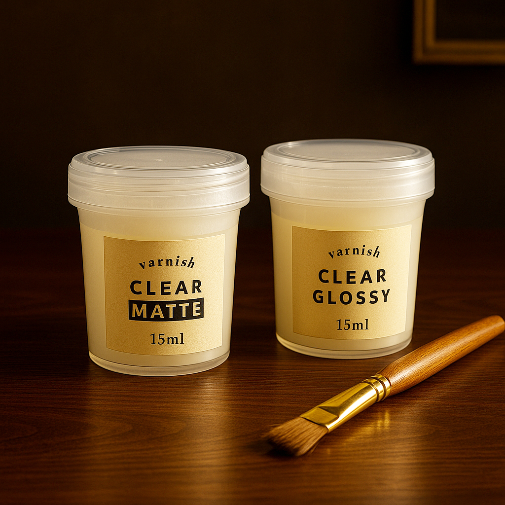 

Varnish Clay 15ml - Clear Gloss Doff Matte Vernish Vernidas