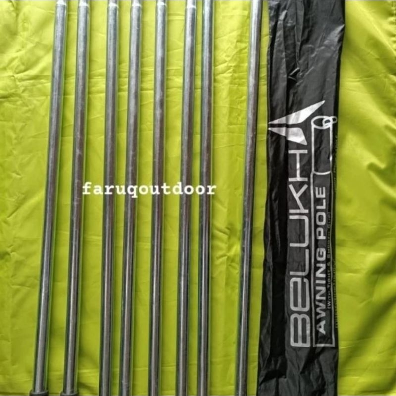 Tiang Flysheet  Tarp Tent Tenda Bivak Original