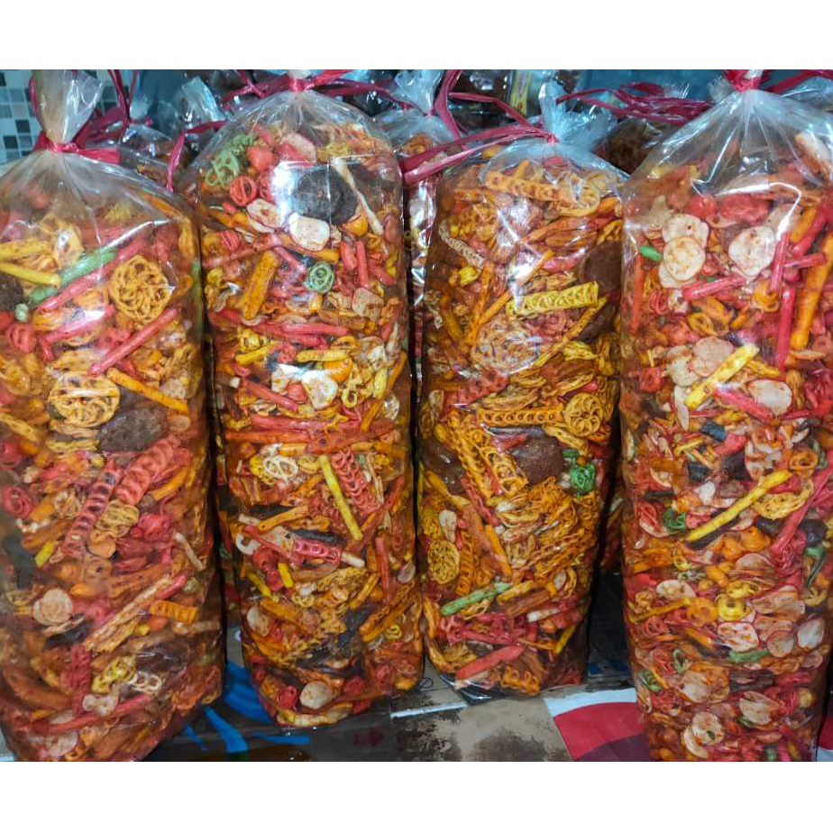 

Kerupuk Seblak Campur\Mx Pedas Gurih 1kg