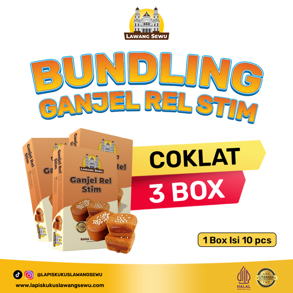 

Bundling Ganjel Rel Stim Cokelat 3 Box