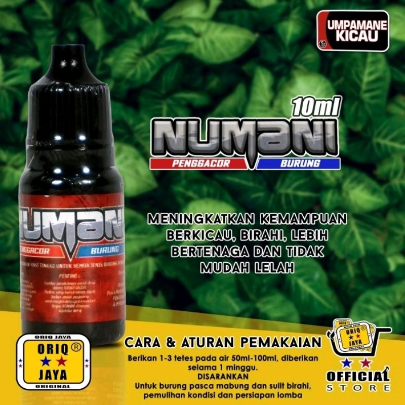 Terlaris Numani Umpamane Kicau Oriq Jaya perbotol