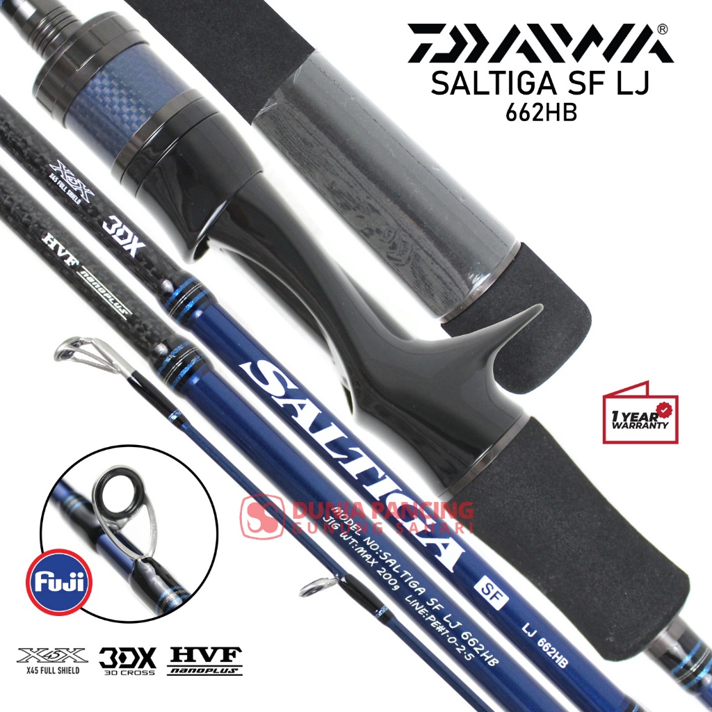 Joran Baitcasting Daiwa Saltiga SF LJ 662HB