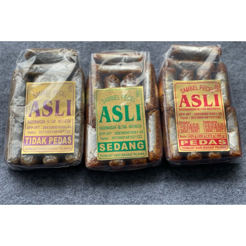 

Sambel Pecel Paket Mix Campur 3 Rasa dan 2 Rasa