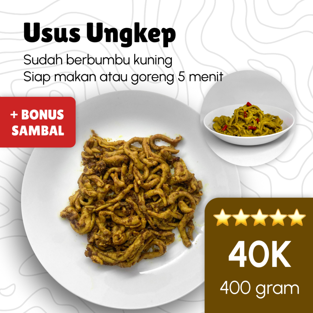 

Usus Ungkep Bumbu Kuning Siap Goreng (400 gram) Frozen Food