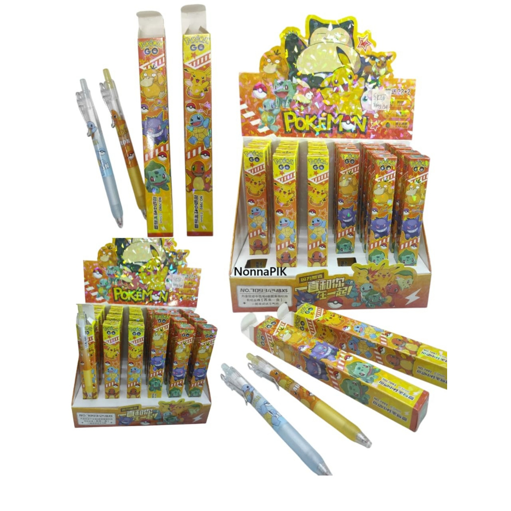 

Pen Pulpen Gel Pokemon Blind Box Pulpen / Lucky Box Pen