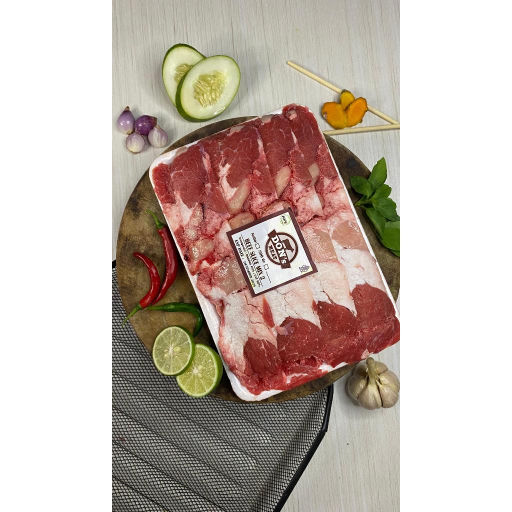

DAGING SLICE BEEF SHORTPLATE MIX 2 @500GR READY STOCK UNTUK GRILL