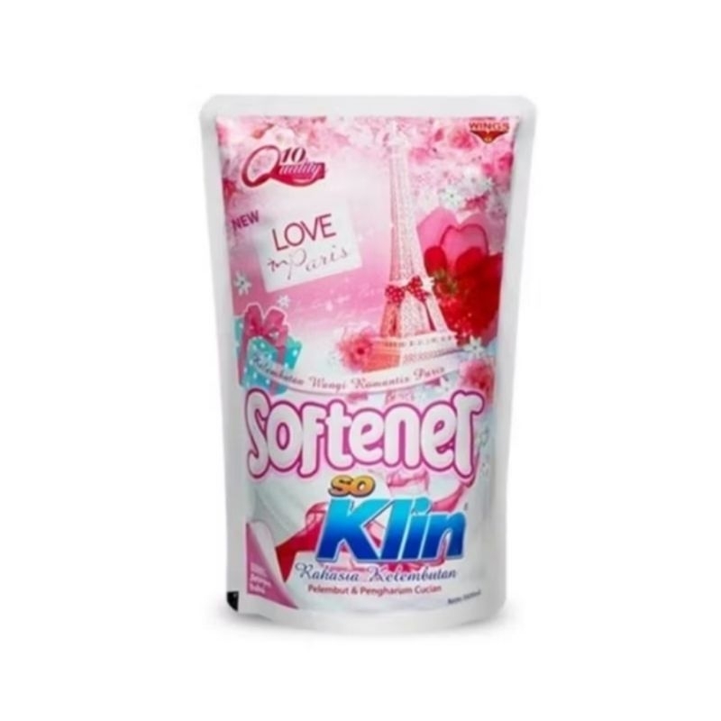 SOKLIN SOFTENER PINK POUCH DUS (12X900ML)