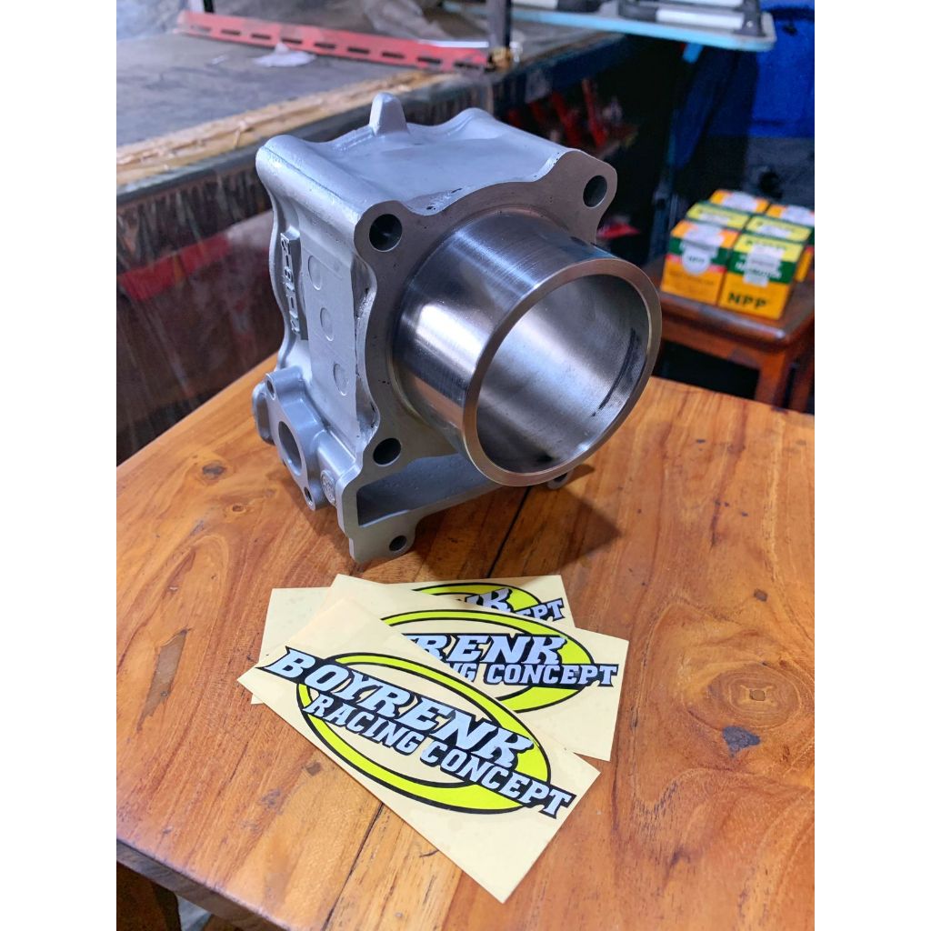 CYLINDER BLOK JUPITER MX / VIXION OLD BORING / LINER LUAR 70 72 74- BOYRENK RACING CONCEPT