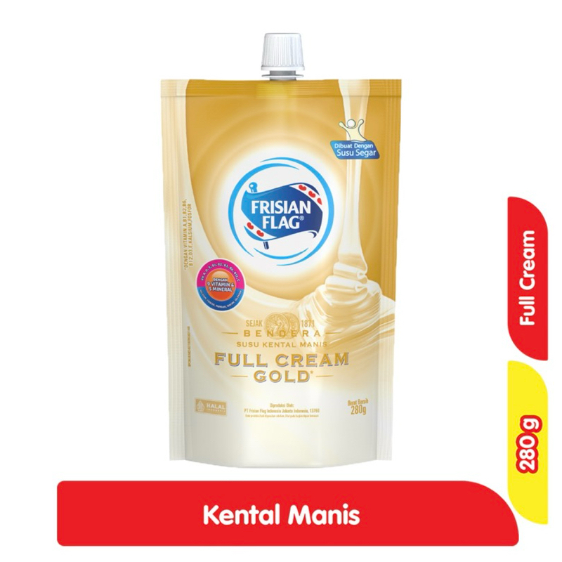 

Frisian Flag Krimer Kental Manis Full Cream Gold Pouch