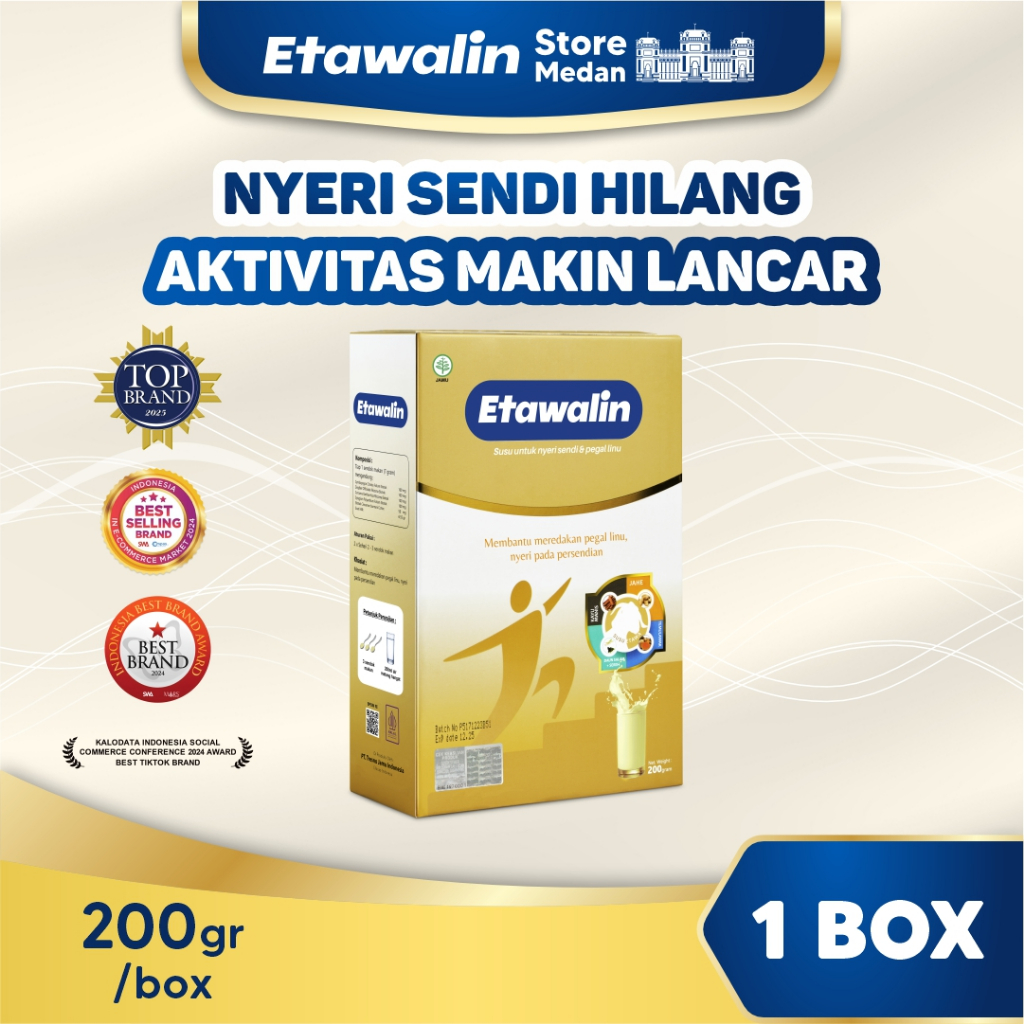 

Paket 1 Box Etawalin: Susu Kambing Menghilangkan Nyeri Sendi dan Asam Urat 200 Gram