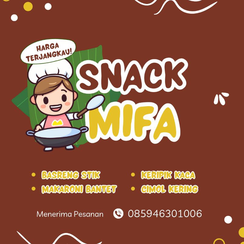 

SNACK MIFA Cimol Kering Pedas Daun Jeruk 200 Gram