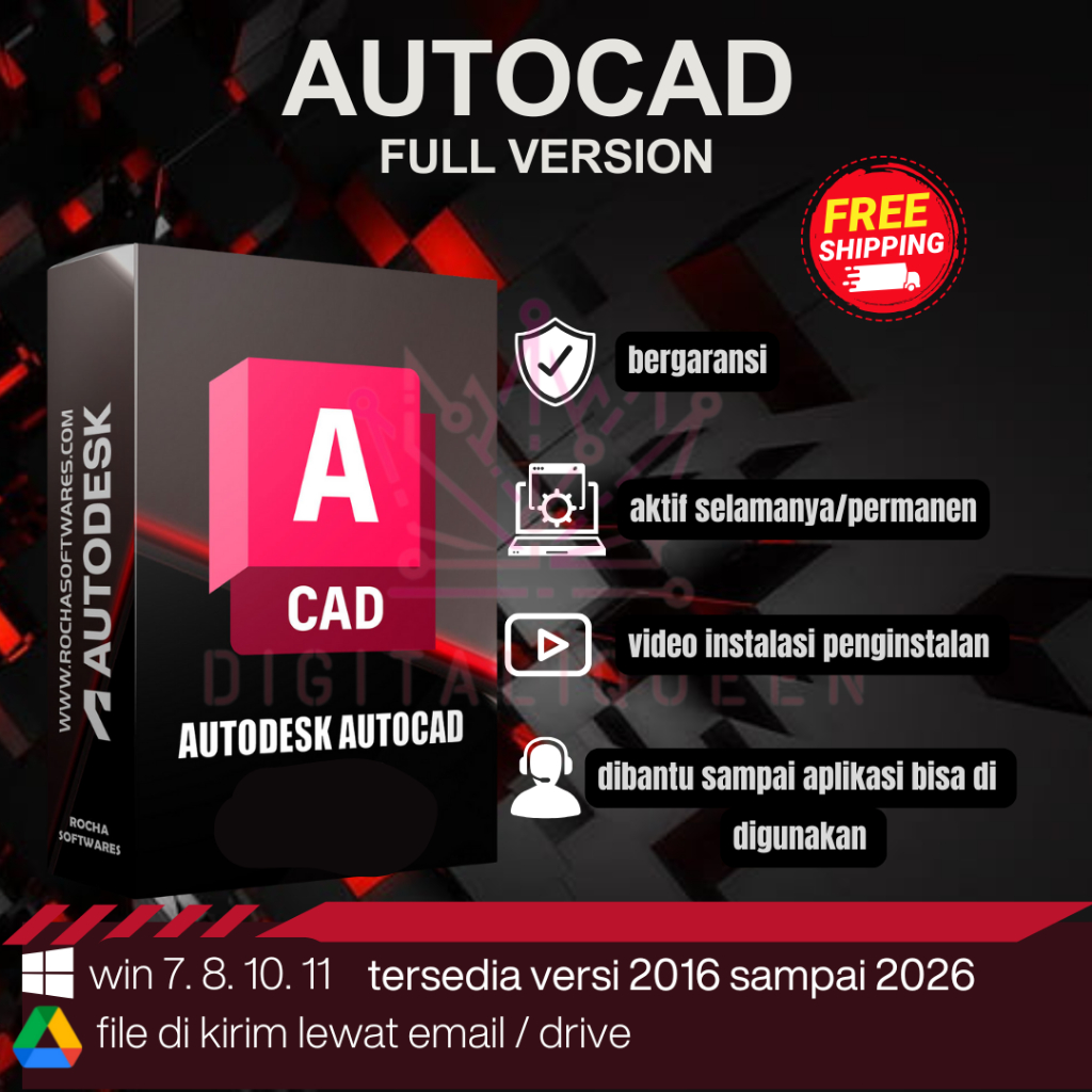 Autocad sofware Architecture Win All Version 2017 2018 2019 2020 2021 2022 2024 2025 2026
