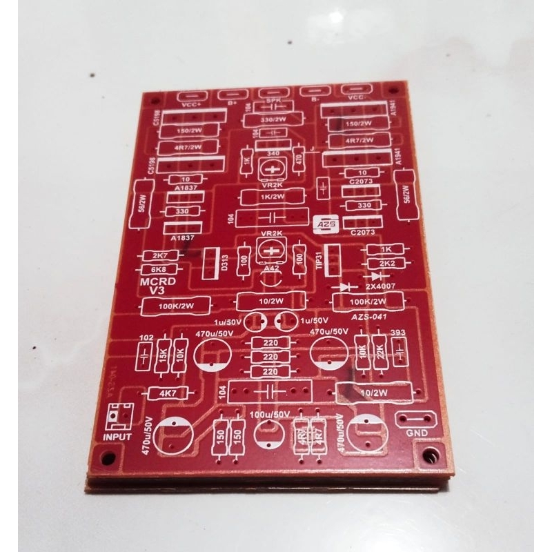 PCB New Power Amplifier MCRD V3 merah