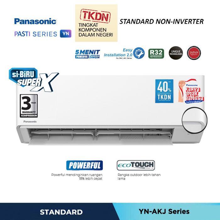 TKDN AC PANASONIC 1 PK - INDOOR CS-YN9AKJ - OUTDOOR CU-YN9AKJ AC SPLIT PANASONIC 1 PK TKDN INDOOR CS