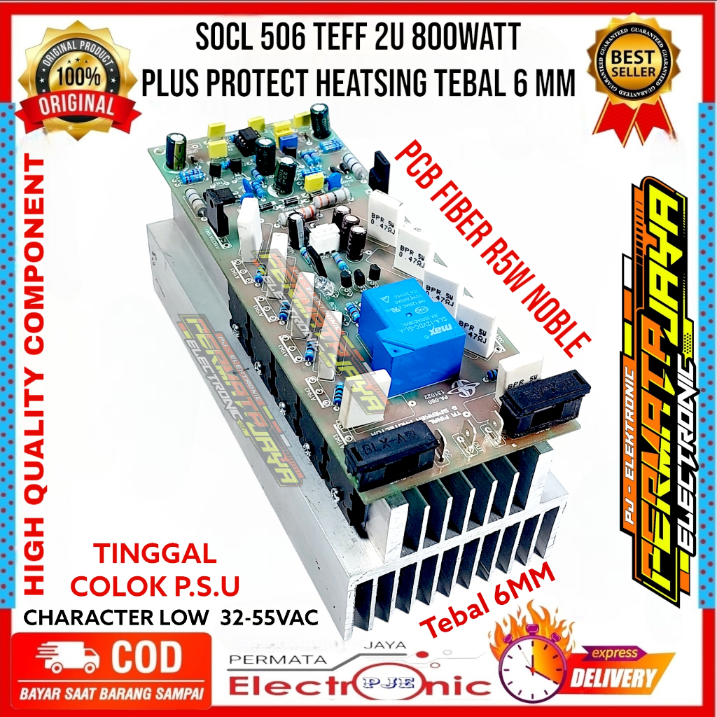 SOCL 506 Tef 2U 800w plus Protect PCB FIBER