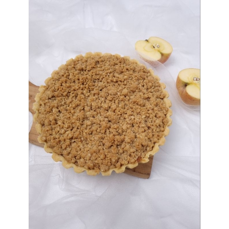 

apple crumble tart