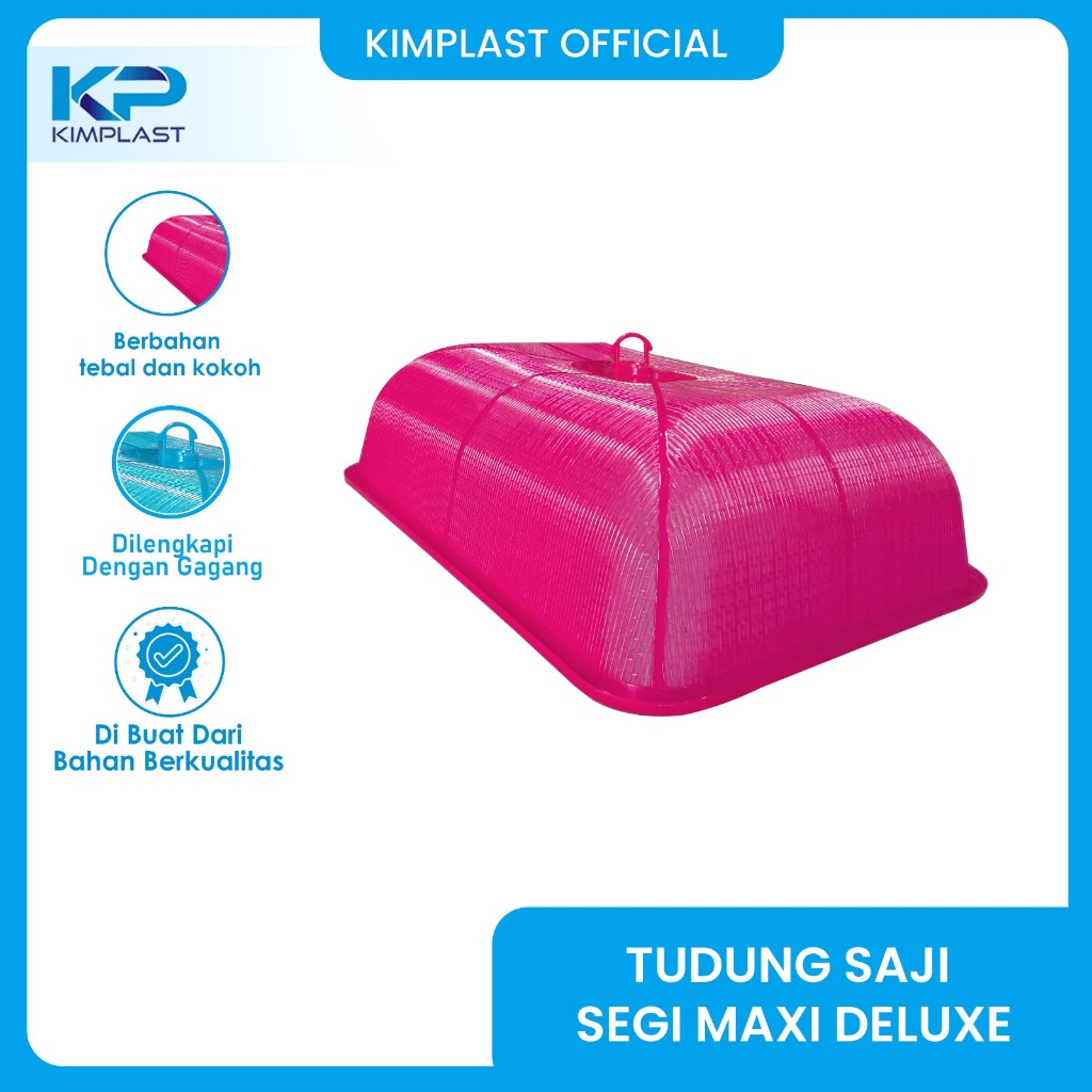 KIMPLAST Tudung Saji Segi Maxi Deluxe/ Tudung Saji/ Tudung Saji Plastik/ Penutup Makanan