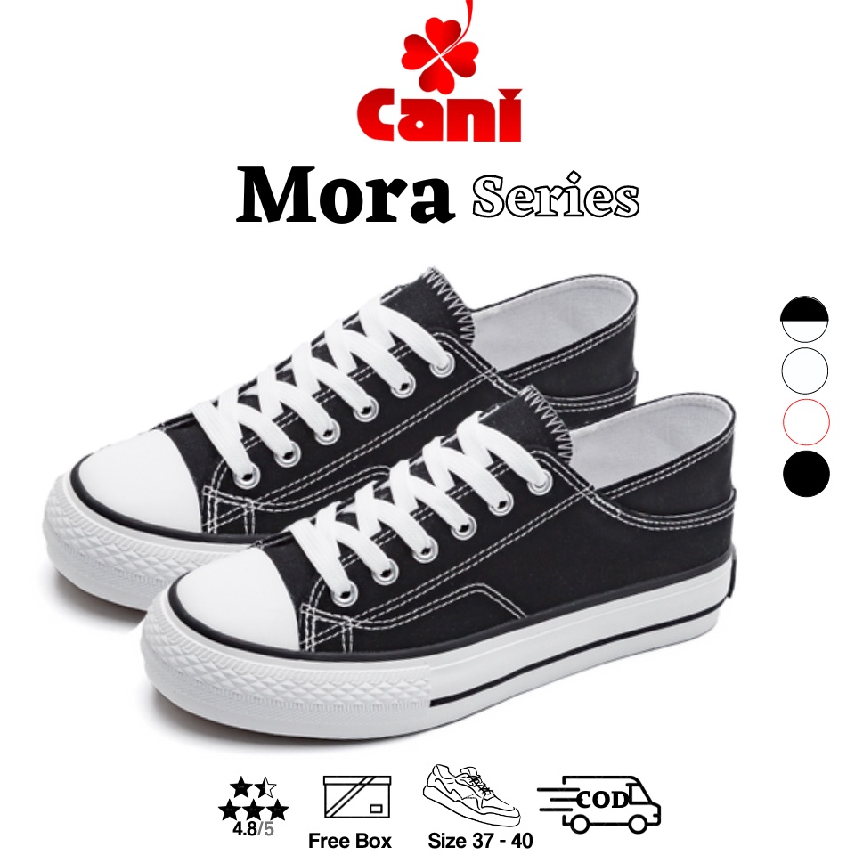 CANI FREE BOX Size 37  4 Mora Sepatu Wanita Sport Shoes Sepatu Canvas Wanita Casual 997 KODE S2O6