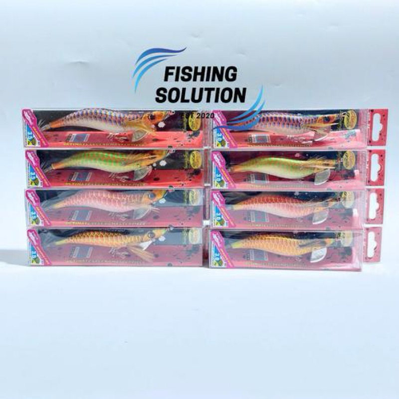 umpan cumi umpan udang pro hunter 3.0 dan 2.5 udang udangan