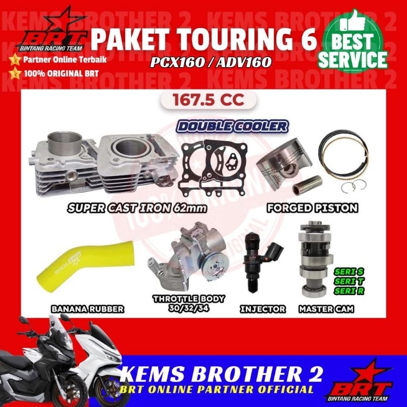 PAKET BRT PCX 160 ADV 160 TOURING 6 ORIGINAL BRT