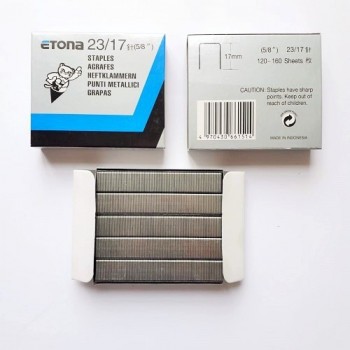 

Isi Staples Etona 23/17 ( 5/8" ) / Refill Etona