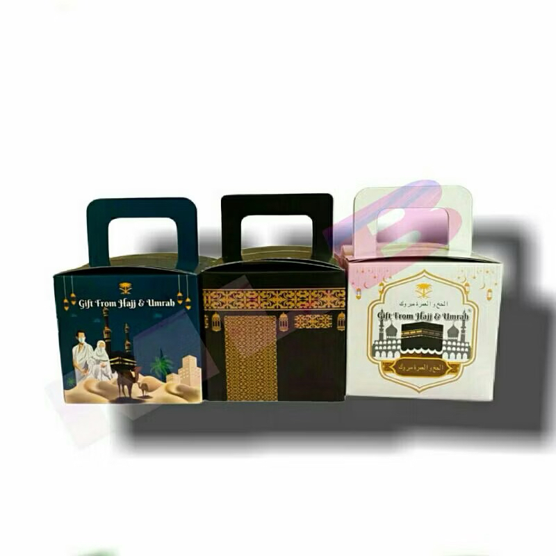 

dus box kabah 10x10 satu pak (isi100) kemasan oleh oleh haji dan umroh
